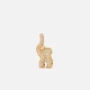 Elephant vedhæng medium pavé