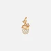 Forest Acorn pendant small pavé