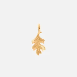 Forest Oak leaf pendant small