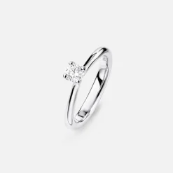 Klassisk Solitaire ring