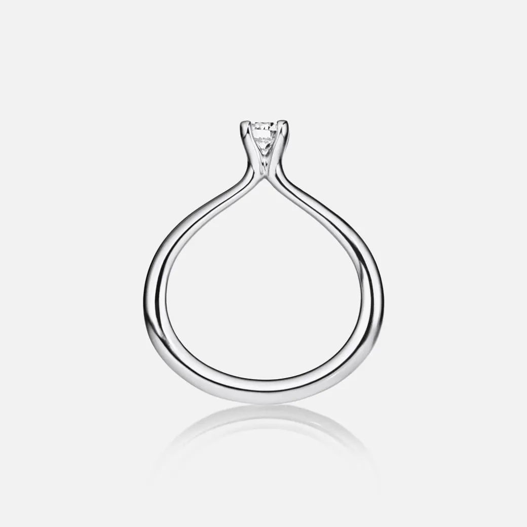 Klassisk Solitaire ring