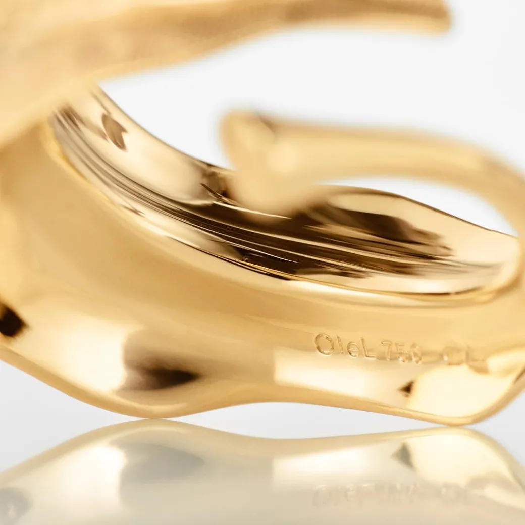 Leaves ring medium