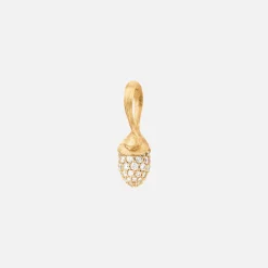 Lotus Sprout pendant mini pavé