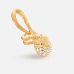 Lotus Sprout pendant pavé