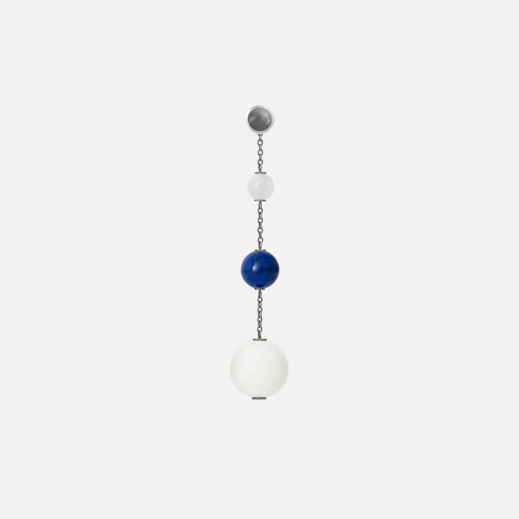 Lotus stud earring