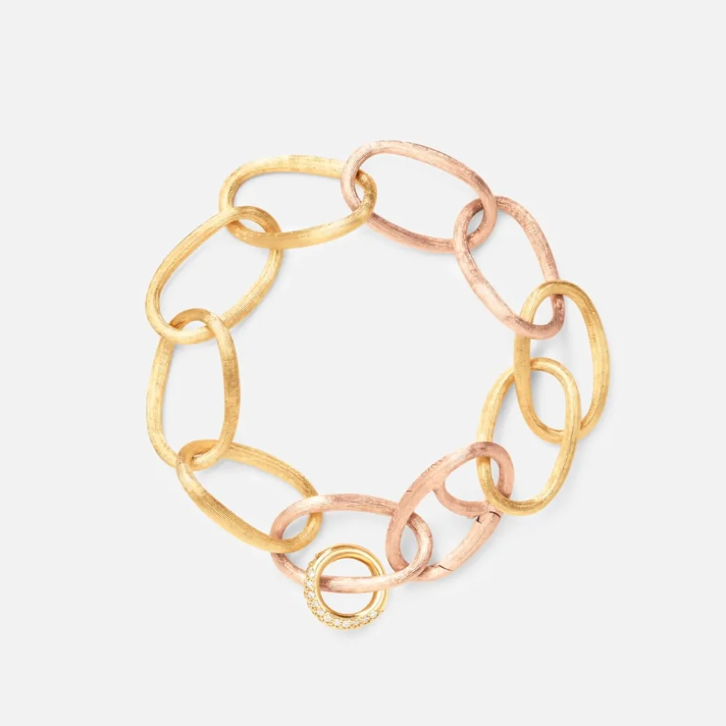 Love armbånd heavy med charm pavé