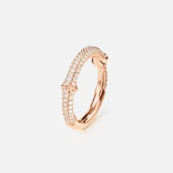 Nature ring IV pavé