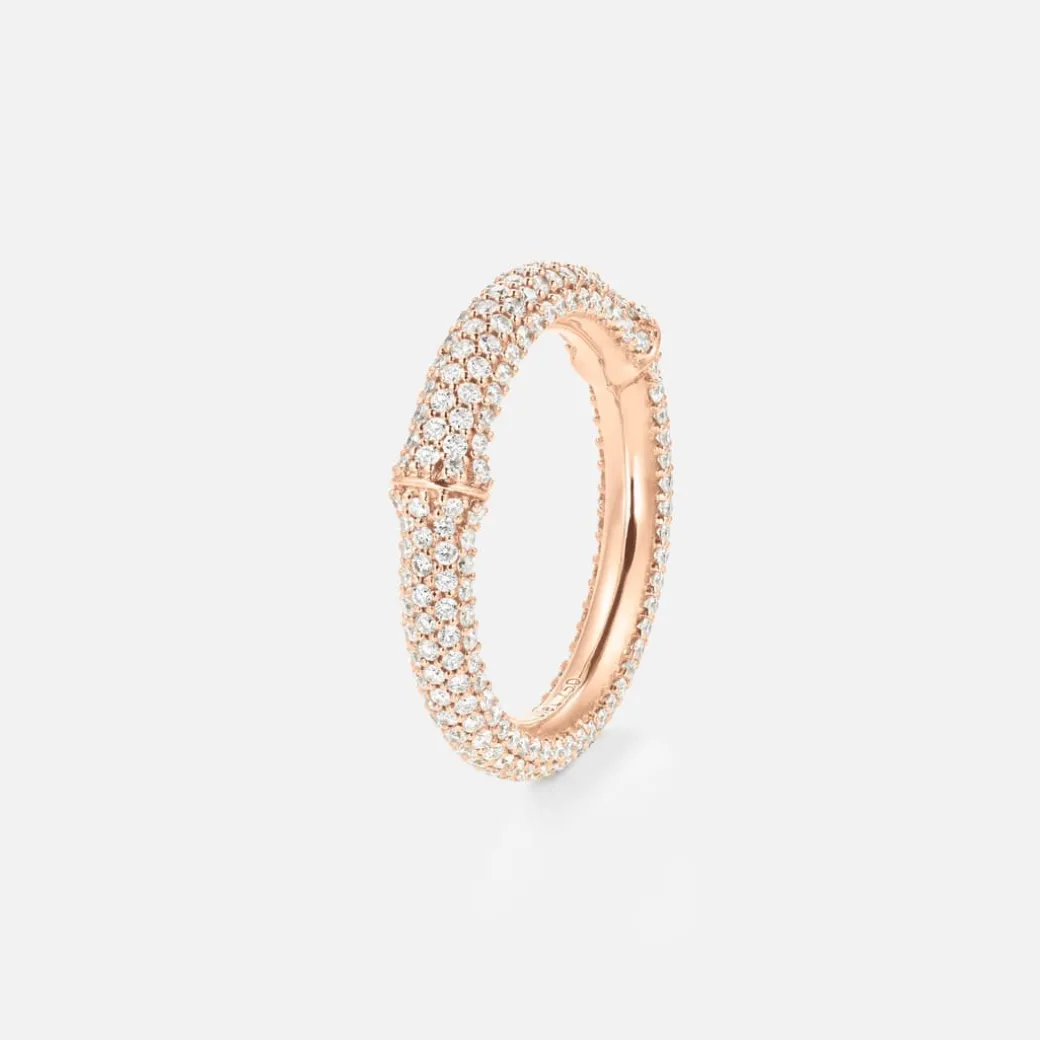 Nature ring IV pavé