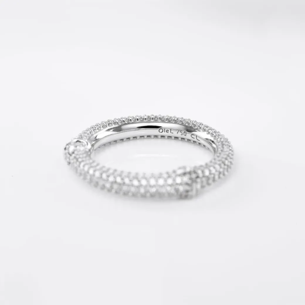 Nature ring IV pavé