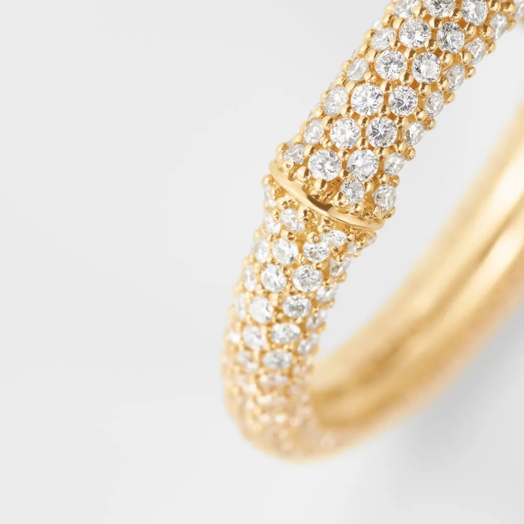 Nature ring IV pavé