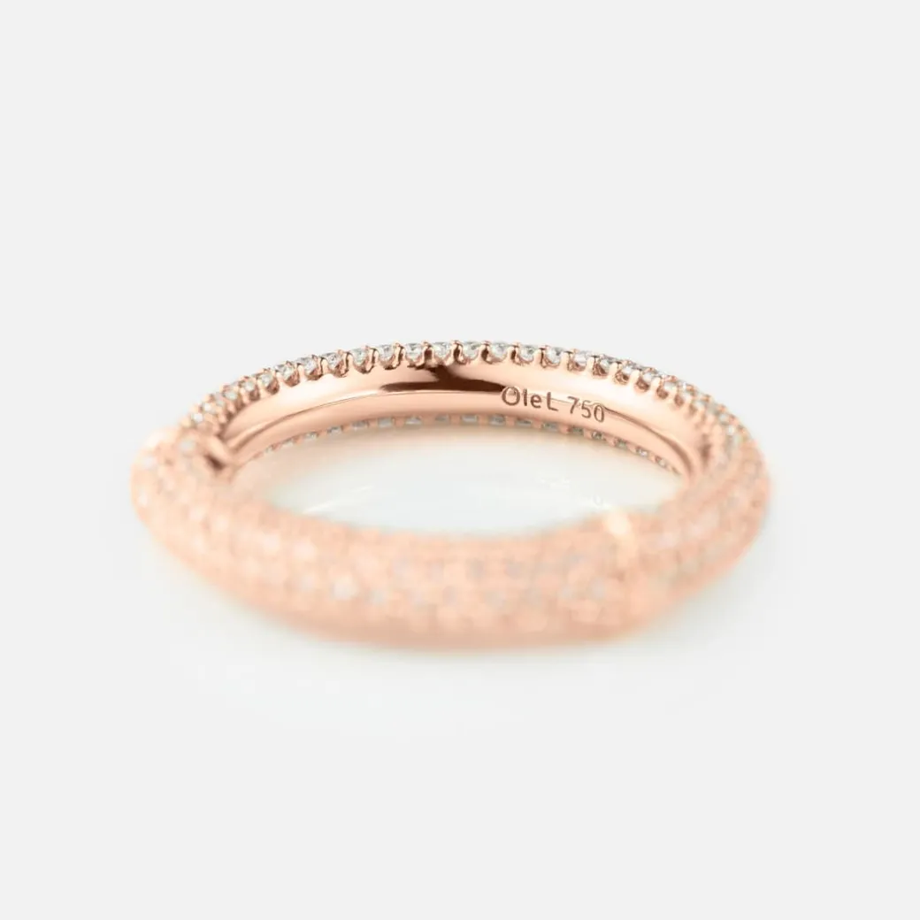 Nature ring IV pavé