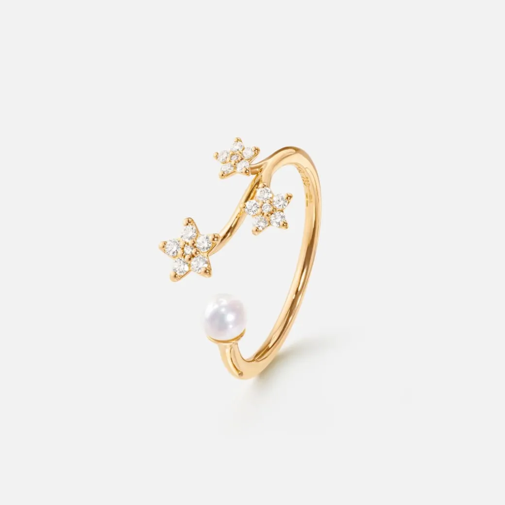 Shooting Stars ring medium