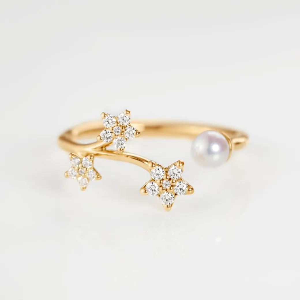 Shooting Stars ring medium