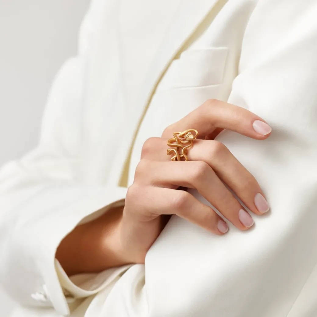 Snakes Medusa ring