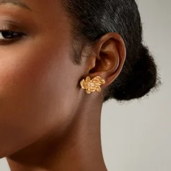 Wild Rose stud earrings
