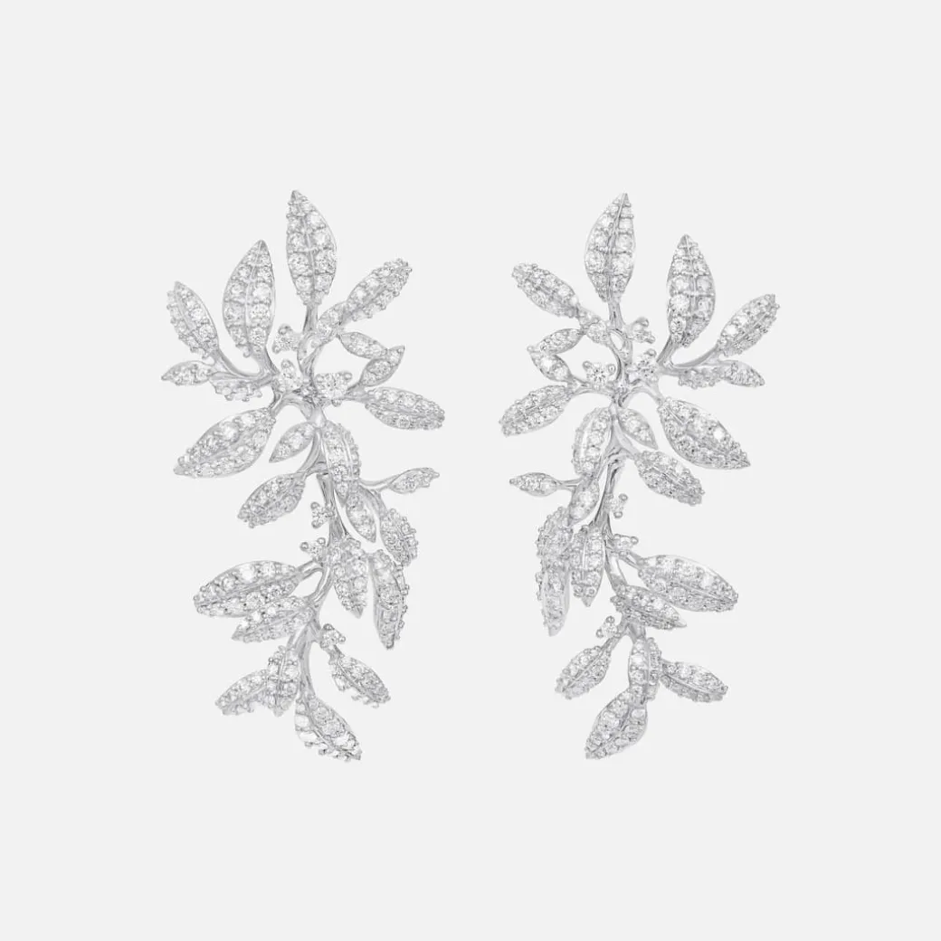 Winter frost øreclips