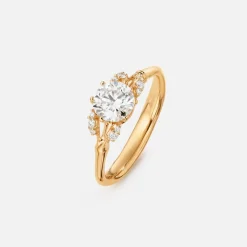 Winter Frost Solitaire ring