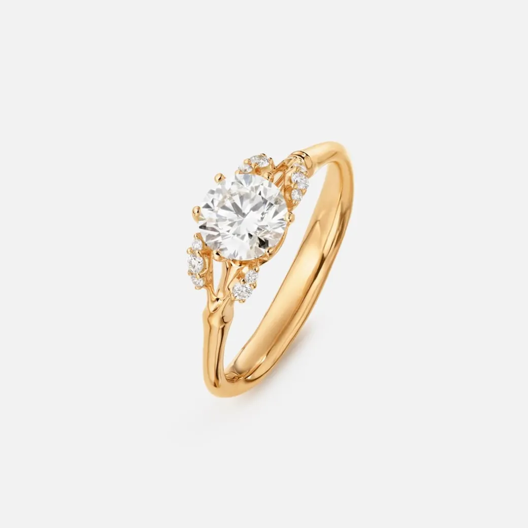 Winter Frost Solitaire ring